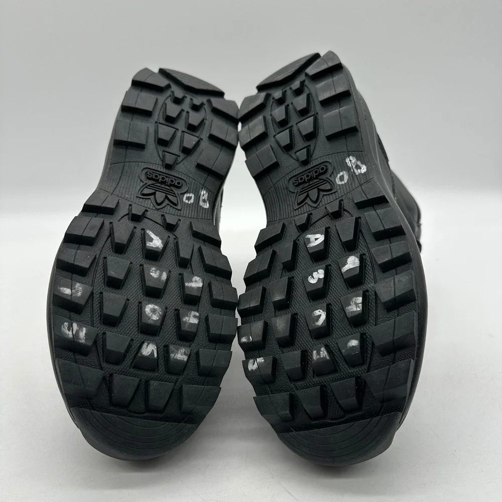 Adidas HQ2067 Mens Size 6 Black Chasker Solar Gold High Leather Sneaker Boots